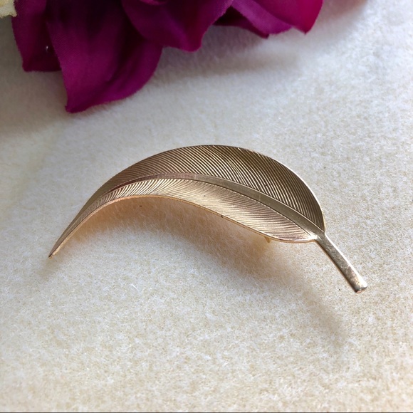 Vintage-Feather Brooch- VINTAGE - Picture 2 of 6